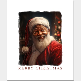 Realistic Santa Claus Christmas Party Costume Posters and Art